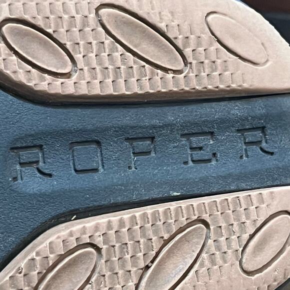 Roper Men's Size 8 Brown Leather Lace-Up Shoes – Casual & Dress Comfortable - Picture 2 of 10